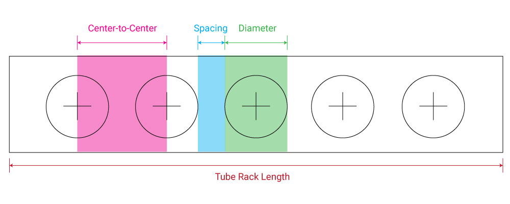 tube rack drawing